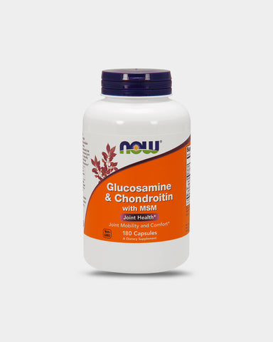 NOW Glucosamine & Chondroitin with MSM - Front