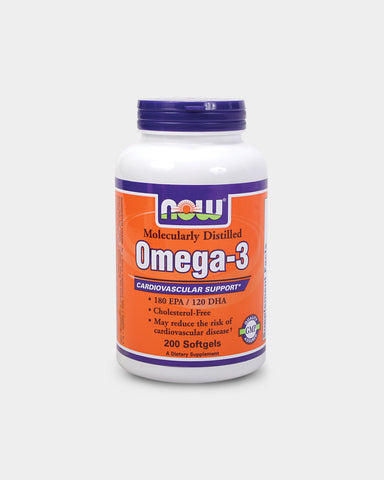 NOW Omega-3 Fish Oil EPA DHA - Front