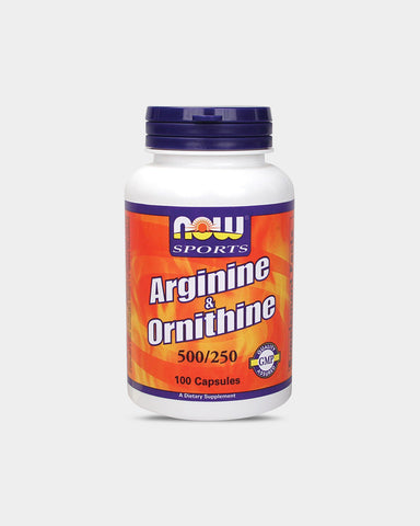 NOW Arginine & Ornithine - Front