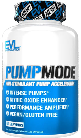 EVLUTION NUTRITION PumpMode Nitric Oxide Capsules - Front