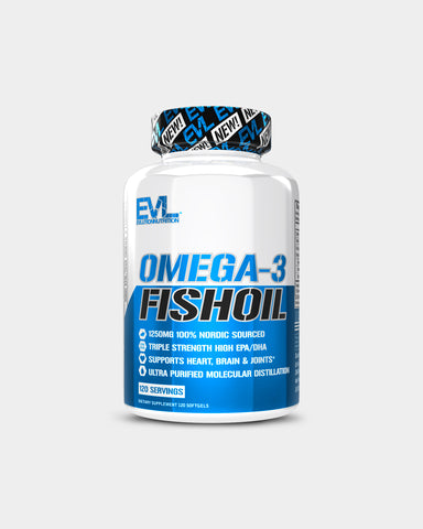 EVLUTION NUTRITION Omega-3 Fish Oil - Front