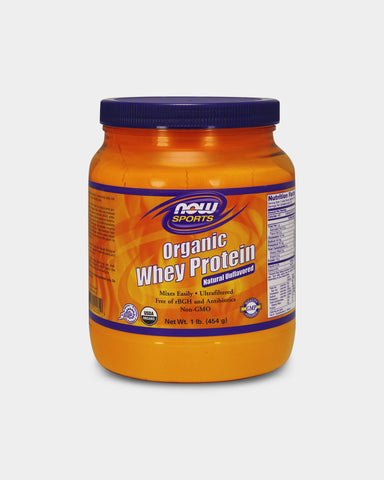 NOW Certified Organic Whey Protein - Front