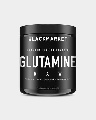 Blackmarket RAW Glutamine - Front
