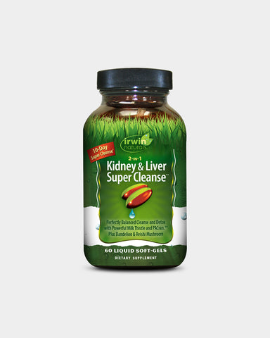 Irwin Naturals 2-in-1 Kidney & Liver Super Cleanse - Front